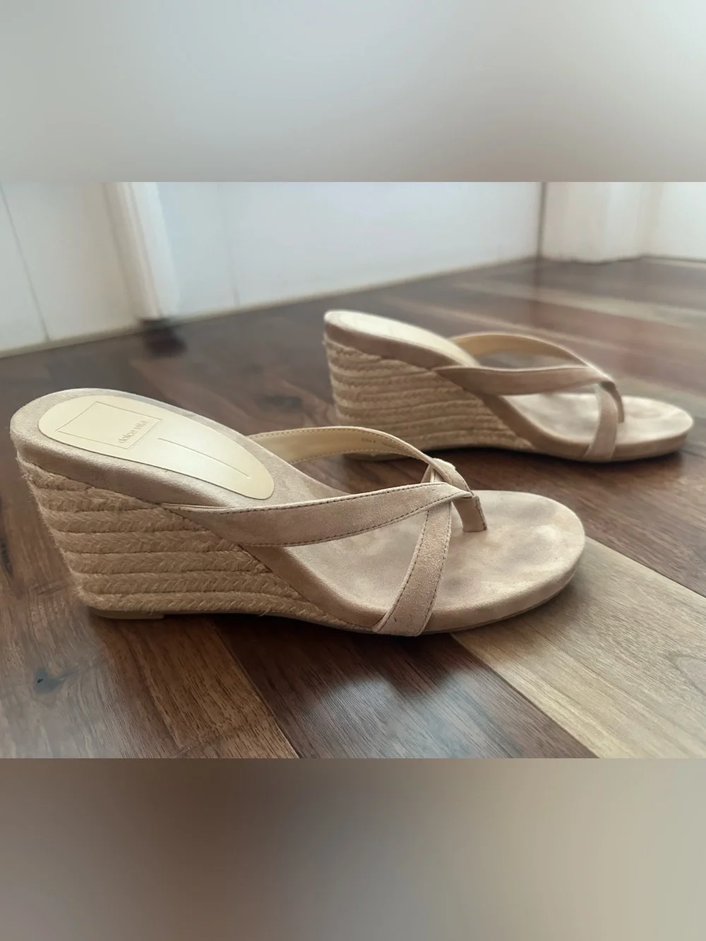 Dolce Vita Helan Espadrille Wedges in Camel Suede; Size 8 - Picture 11 of 16